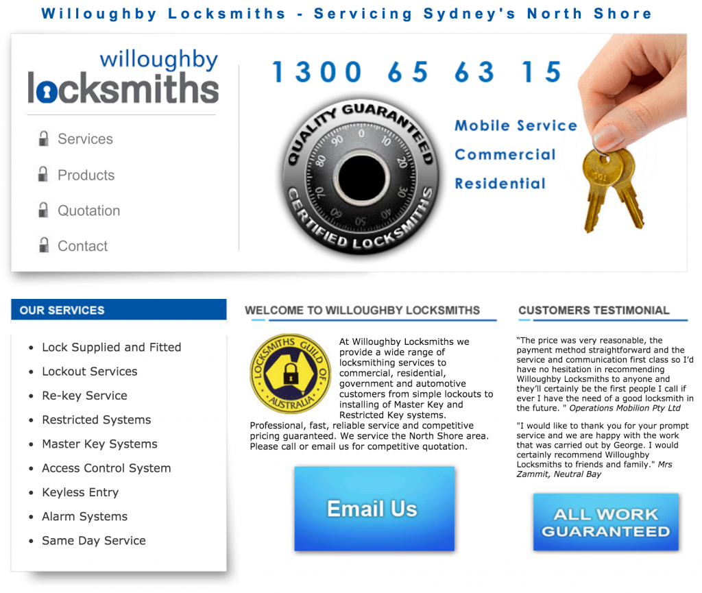 Willoughby Locksmiths